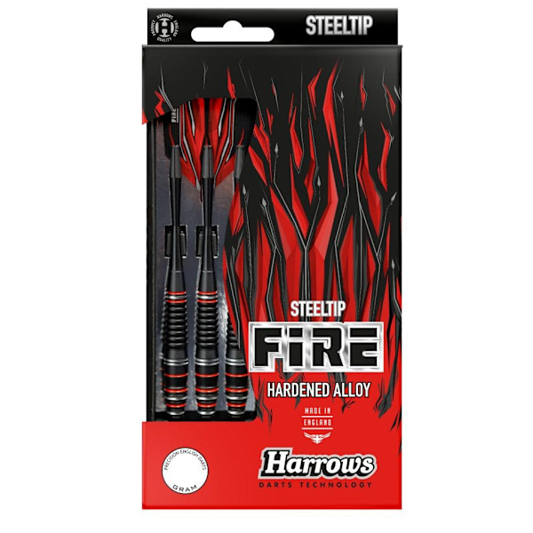 Harrows Fire 2024 Alloy Dartpilar One Size Svart/Röd Black/Red One Size