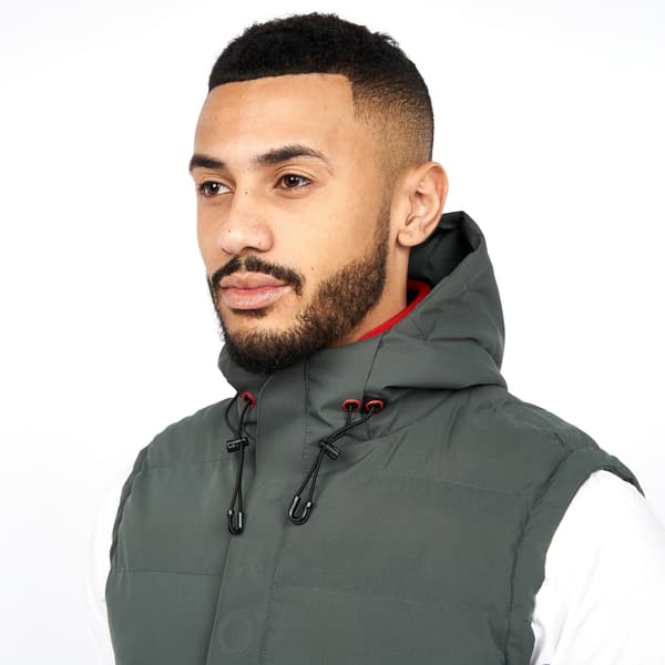 Crosshatch Herr Kampleys Präglad Väst M Djup Oliv Deep Olive M