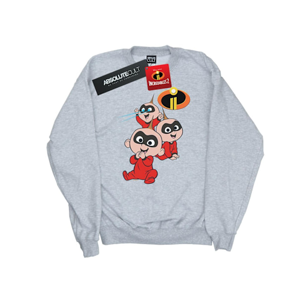 Disney Boys The Incredibles Jak Jak Sweatshirt 9-11 år Sport Sports Grey 9-11 Years