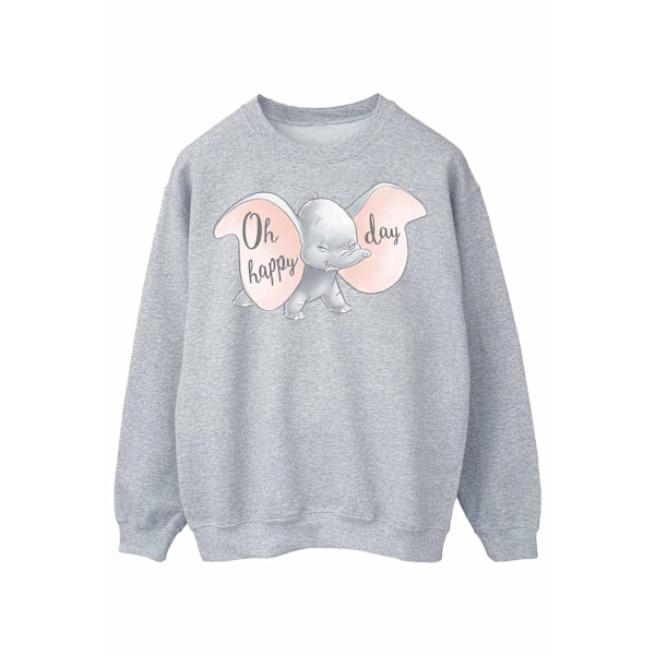 Disney Dam/Kvinnor Dumbo Happy Day Sweatshirt S Baby Pink Baby Pink S