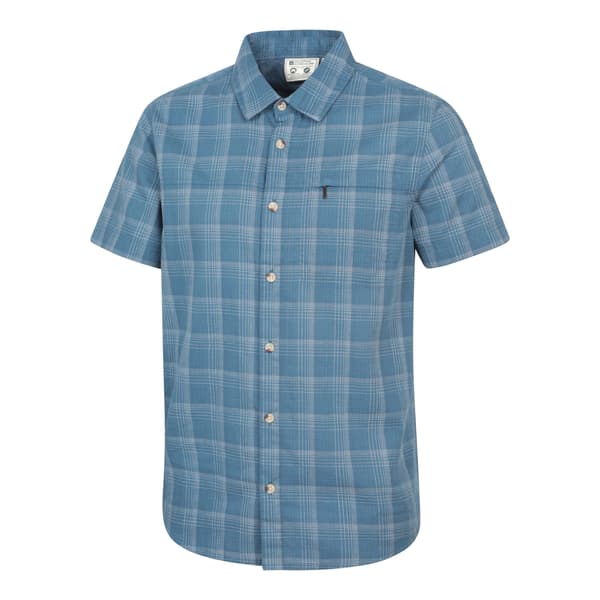 Mountain Warehouse Herr Semester Bomullsskjorta M Mörkblå Dark Blue M
