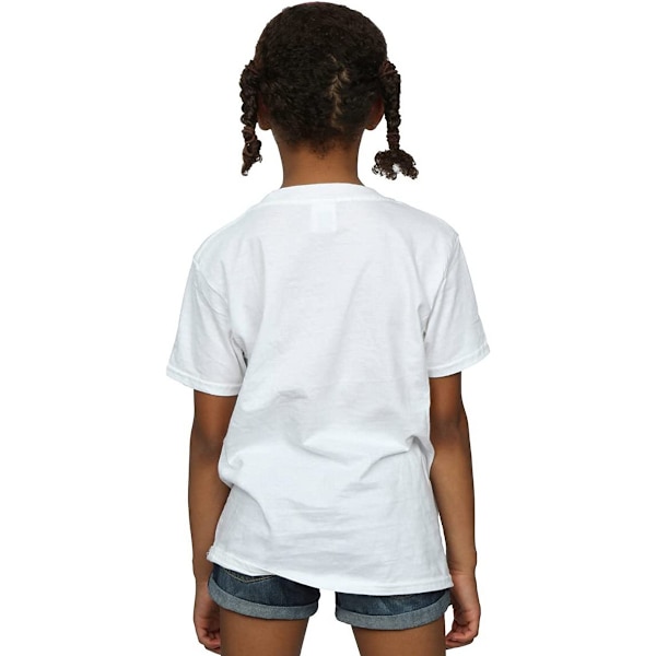 Harley Quinn Girls Chibi Bomull T-shirt 5-6 år Vit White 5-6 Years