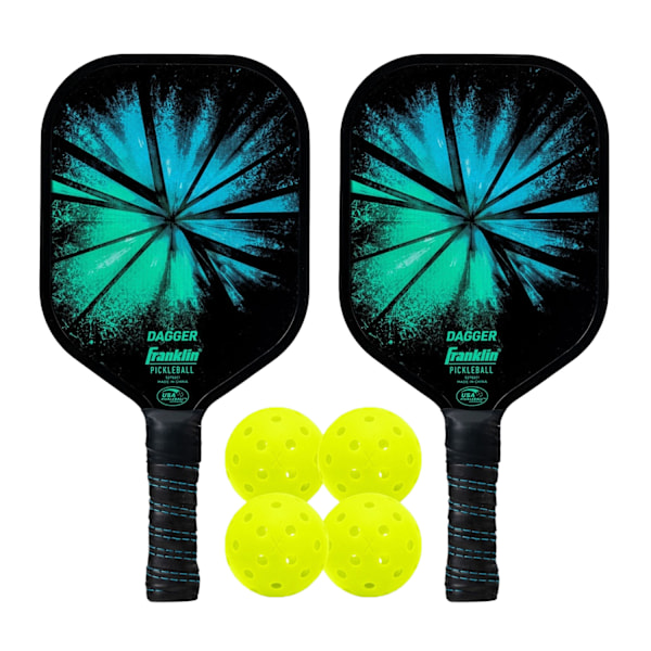 Franklin Dagger Pickleball Paddel och Bollset, En Storlek, Flerfärgad Multicoloured One Size