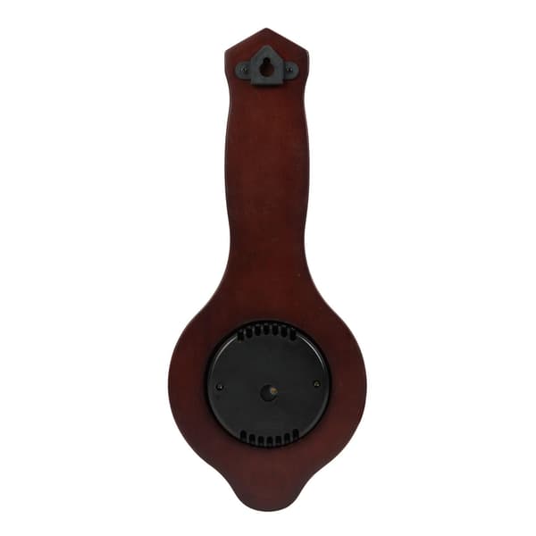 Wm.Widdop Träbarometer och Termometer En Storlek Mahogny Mahogany One Size