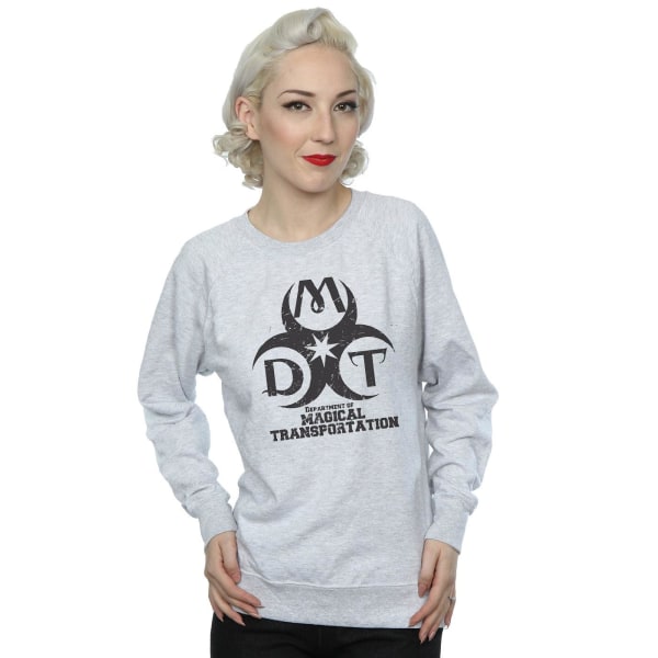 Harry Potter Womens/Ladies Department of Magical Transportation Heather Grey L