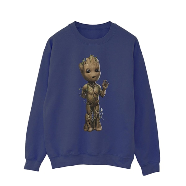 Marvel Mens I Am Groot Wave Pose Sweatshirt XL Marinblå Navy Blue XL