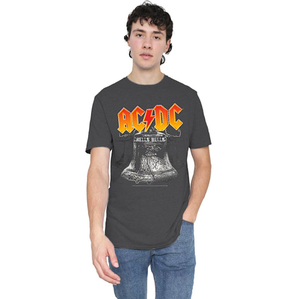AC/DC Unisex Vuxen Hells Bells T-Shirt S Kolgrå Charcoal S