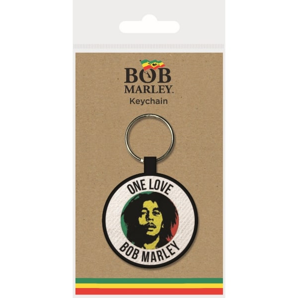 Bob Marley One Love Woven Keyring One Size Flerfärgad Multicoloured One Size