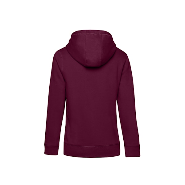 B&C Dam/Dam Queen Hoodie XS Aubergine Lila Aubergine Purple XS