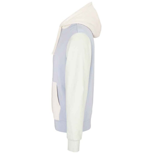 SOLS Unisex Adult Collins Contrast Organic Hoodie XXL Creamy Blå Creamy Blue XXL