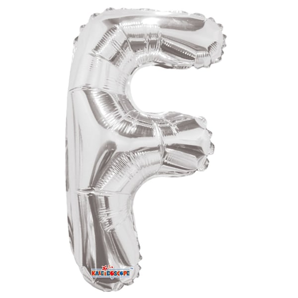 Apac F bokstav folie ballong One Size Silver Silver One Size