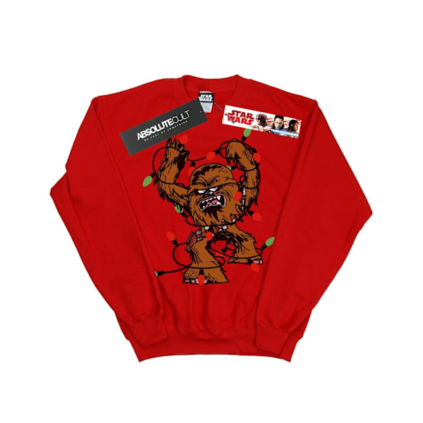 Star Wars Chewbacca Julgransbelysning Sweatshirt 4XL Red 4XL