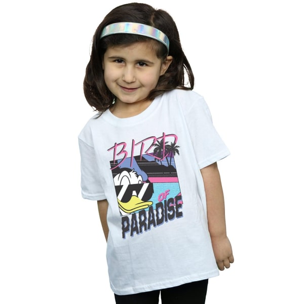 Disney Girls Kalle Anka Bird Of Paradise bomull T-shirt 7-8 Ye White 7-8 Years