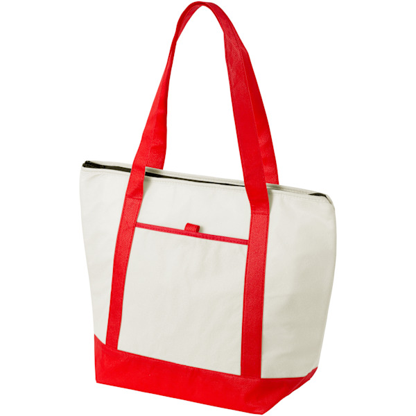 Bullet Lighthouse Non Woven Cooler Tote 44,5 x 16,5 x 33 cm Nat Natural/Red 44.5 x 16.5 x 33 cm