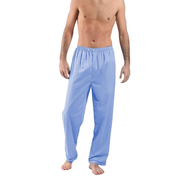 Keanu Pyjamabyxor i Poplin för Herr (2-pack) XL Blå/Marinblå Blue/Navy XL