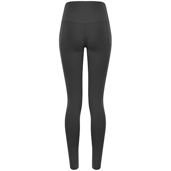 Tombo Dam/Kvinnors Core Pocket Leggings L-XL Charcoal Charcoal L-XL