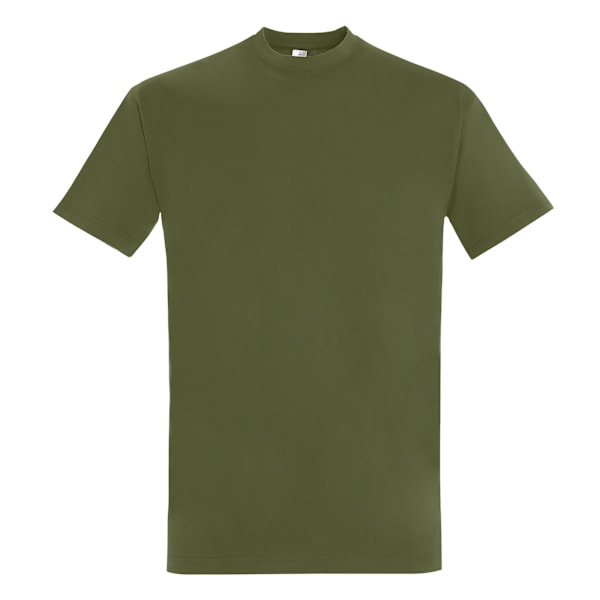 SOLS Herr Imperial Heavyweight Kortärmad T-shirt M Mörk Khak Dark Khaki M