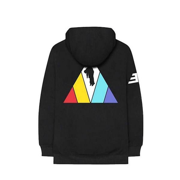 Imagine Dragons Unisex Vuxen Triangel Ryggtryck Full Zip Hoodie Black L