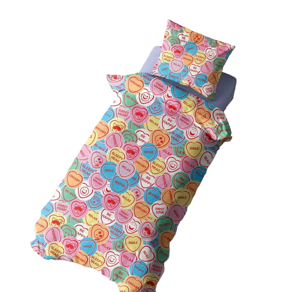 K Collection Sweet Dreams Rotary Panel Påslakanset Dubbel Multico Multicoloured Double
