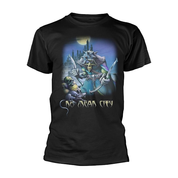 Rodney Matthews Unisex Vuxen No Mean City T-Shirt XXL Svart Black XXL