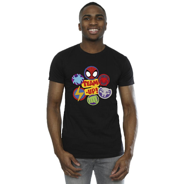 Marvel Spidey And His Amazing Friends Team Up T-shirt M Bl Black M