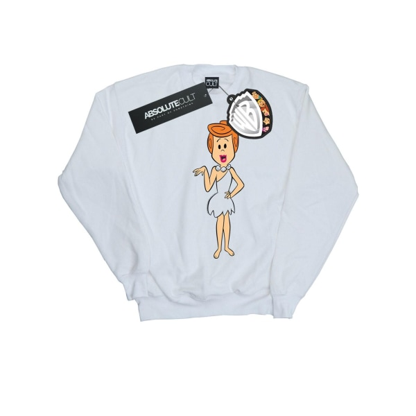 The Flintstones Dam/Damer Wilma Flintstone Klassisk Pose Sweatshirt White S