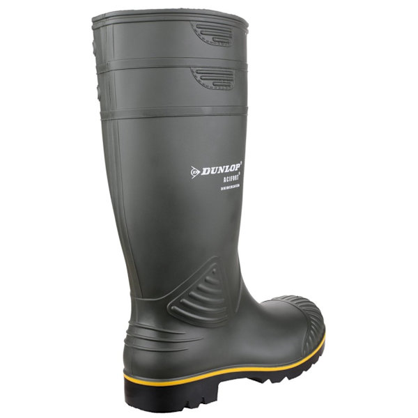 Dunlop Acifort Heavy Duty Herre Stövlar Utan Säkerhetsskydd 45 E Green 45 EUR
