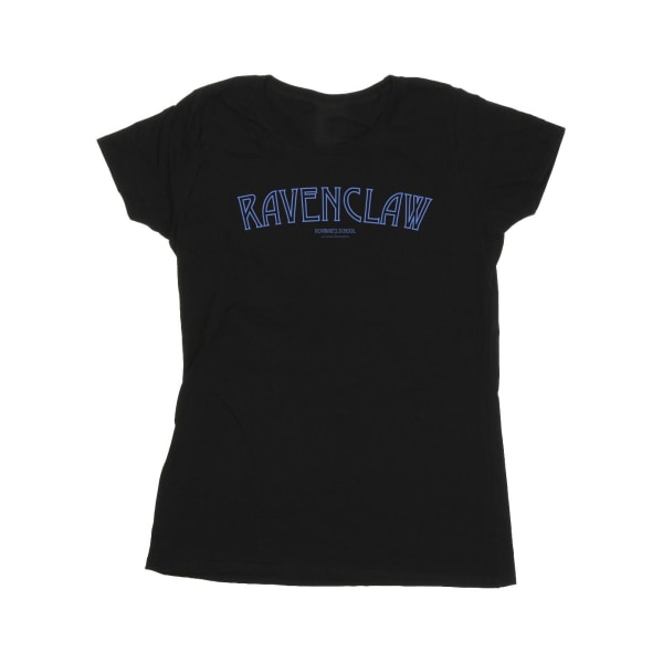 Harry Potter Dam/Kvinnor Ravenclaw Logo Bomull T-shirt L Svart Black L