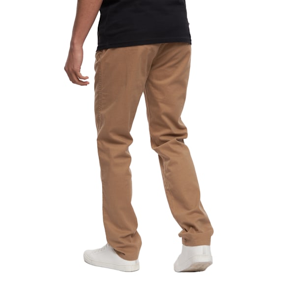 Crosshatch Roysden Chinos för män 30R Sand Sand 30R