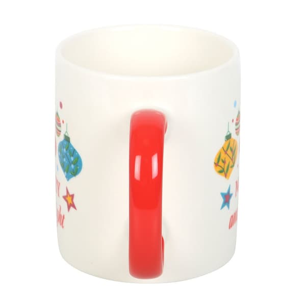 Something Different Merry And Bright Julkula Mugg One Size Vit/ White/Red One Size