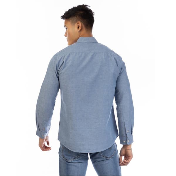 Peter Werth Herrskjorta Harlan med krage M Indigo Indigo M
