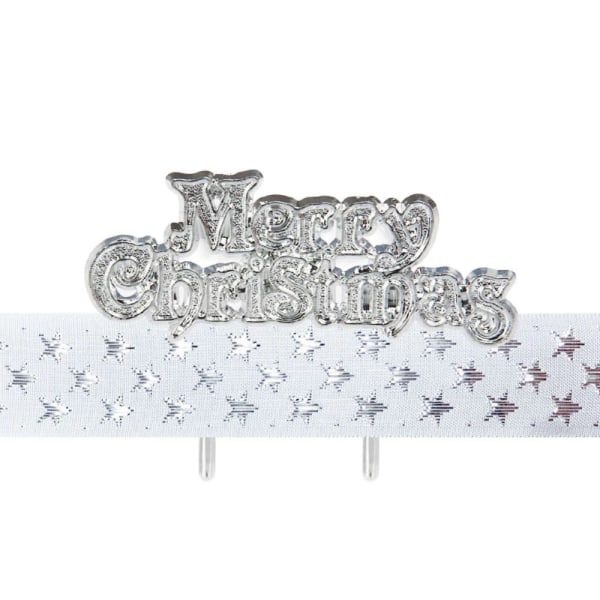 Anniversary House Star Christmas Cake Dekoration Kit One Size S Silver/White One Size