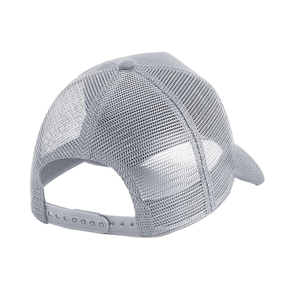 Beechfield Unisex Vuxen Microknit Snapback Trucker Cap En Storlek Light Grey One Size