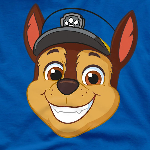 Paw Patrol Herr Grin Chase T-Shirt 4XL Kungsblå Royal Blue 4XL