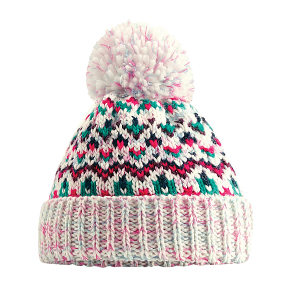 Beechfield Unisex Vuxen Blizzard Vinter Bobble Hat En Storlek Sh Sherbet Dip One Size