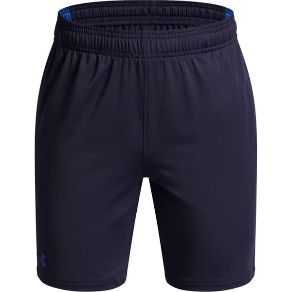 Under Armour Barn/Kids Performance Jacquard Vent Shorts 7- Washed Navy 7-8 Years