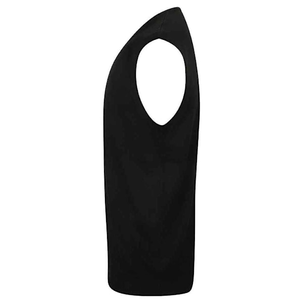 Henbury Herr Bomull Akryl V-ringad Ärmlös Tröja 4XL Marinblå Navy 4XL