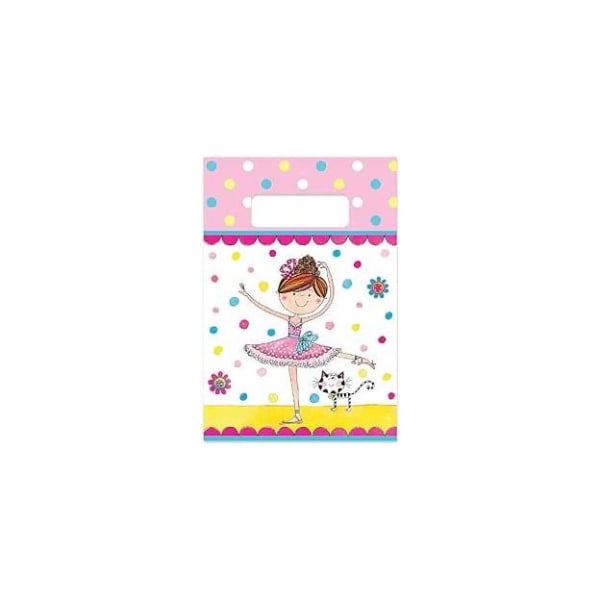 Rachel Ellen Ballerina-festväskor (paket med 6) One Size Vit/Mu White/Multicoloured One Size
