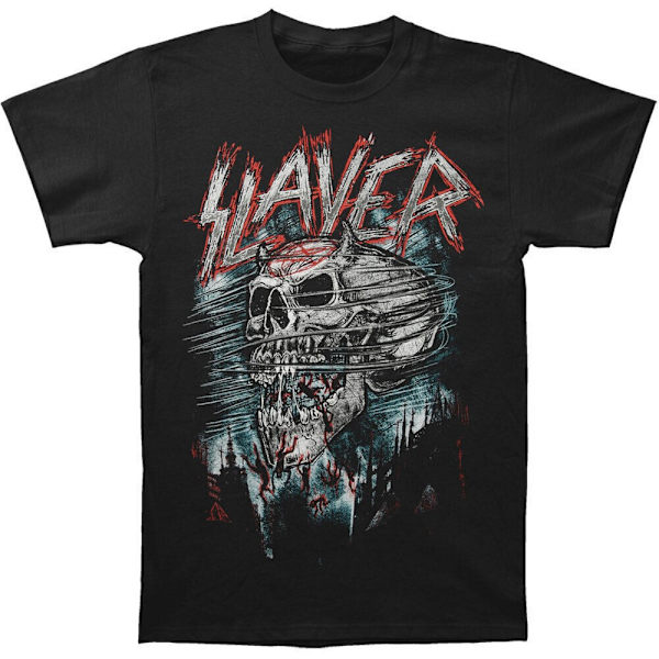 Slayer Unisex Demon Storm T-shirt XXL Svart Black XXL