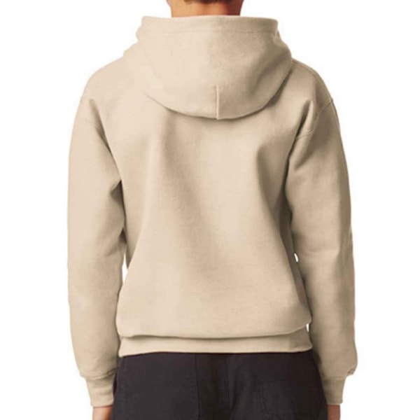 Gildan Barn/Barn Fleece Mellanvikt Hoodie L Sand Sand L