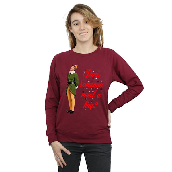 Elf Dam/Damer Krama Buddy Sweatshirt XXL Bourgogne Burgundy XXL