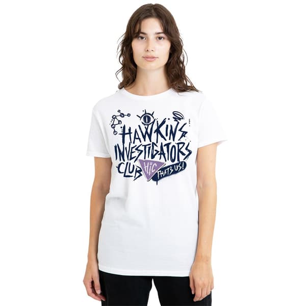 Stranger Things: Tales from ´85 Dam/Dam Hic Scribble T-shirt White S