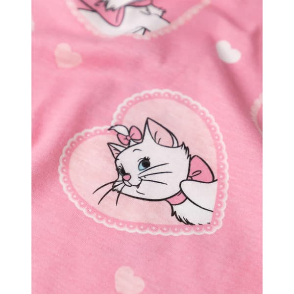Aristocats Dam Marie Kortärmad Lång Pyjamas Set Pink M