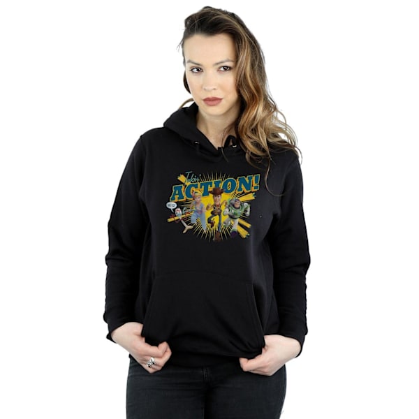 Disney Dam/Kvinnor Toy Story 4 Takin´ Action Hoodie L Svart Black L