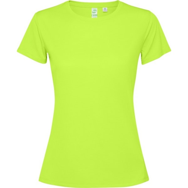 Roly Dam/Dam Estoril Kortärmad T-shirt L Fluorescerande Fluorescent Green L