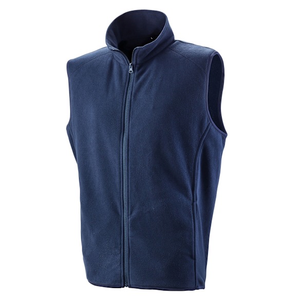 Result Core Unisex Vuxen Microfleece Gilet XXL Marinblå Navy Blue XXL