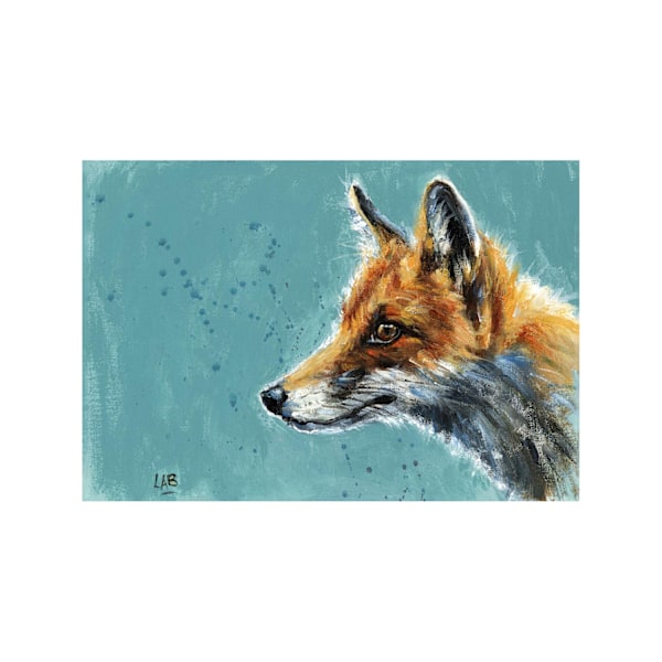 Louise Brown Curiosity Print 60cm x 80cm Blå/Orange/Vit Blue/Orange/White 60cm x 80cm