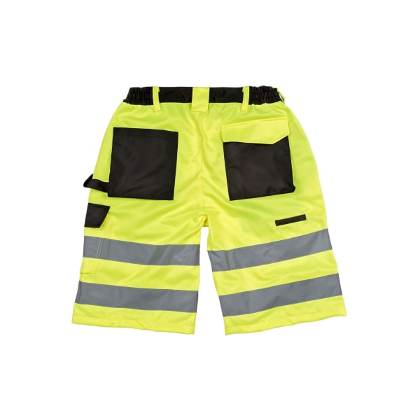 SAFE-GUARD by Result Mens Safety Cargo Shorts XL Fluorescent Ye Fluorescent Yellow XL