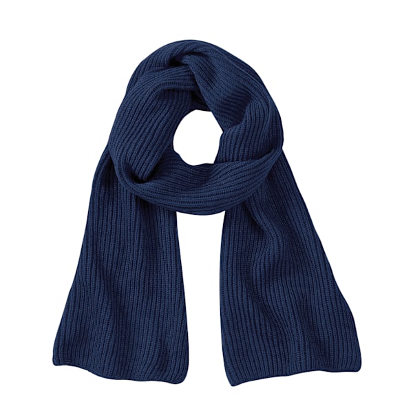 Beechfield Metro Stickad Halsduk One Size French Navy French Navy One Size