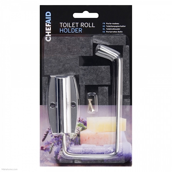 Chef Aid Die Cast Toalettpappershållare En Storlek Silver Silver One Size